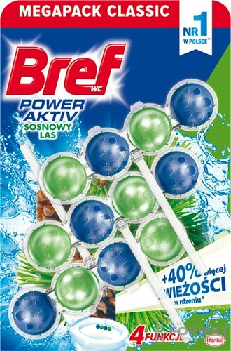 Bref WC Power Aktiv Sosnowy las 3 x 50g 2