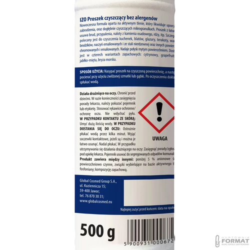 PROSZEK DO SZOROWANIA IZO 500G JABŁKO/MIĘTA 2