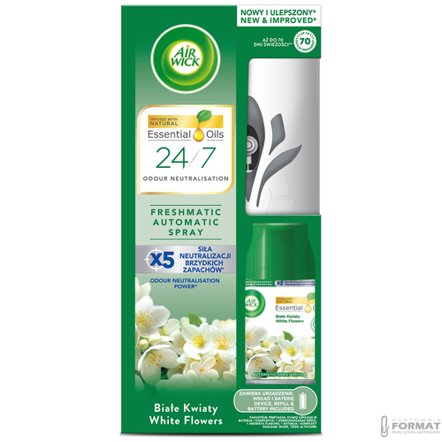 AIR WICK AUTOMATIC SPRAY BIAŁE KWIATY 2