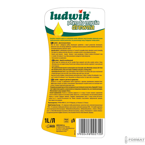 PŁYN DO DREWNA LUDWIK 1L 2