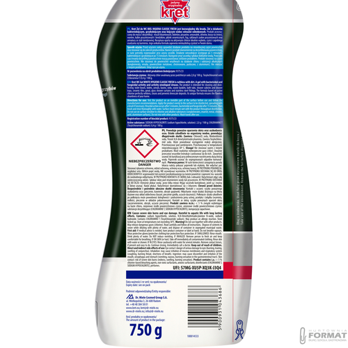 GLO-KRET ŻEL - WC 750G CLASSIC FRES 3