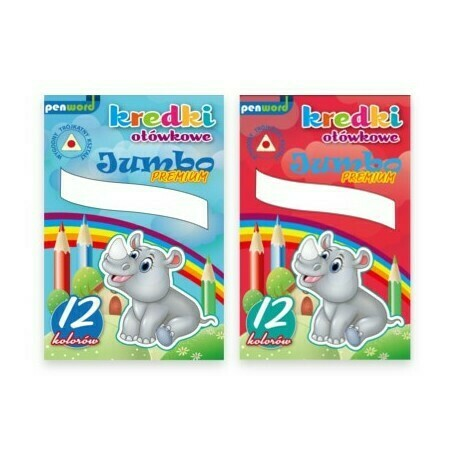 KREDKI OŁÓWKOWE 922122-12 JUMBO TRÓJKĄTNE PREMIUM 2