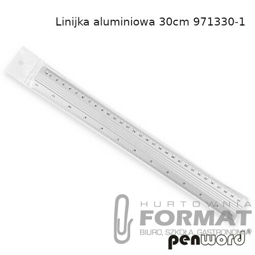 LINIJKA ALUMINIOWA 30cm 971330-1 2