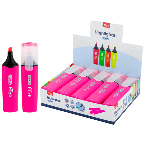 Zakreślacz Easy Flash różowy 2