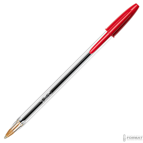 DŁUGOPIS BIC CRISTAL CZERWONY 3