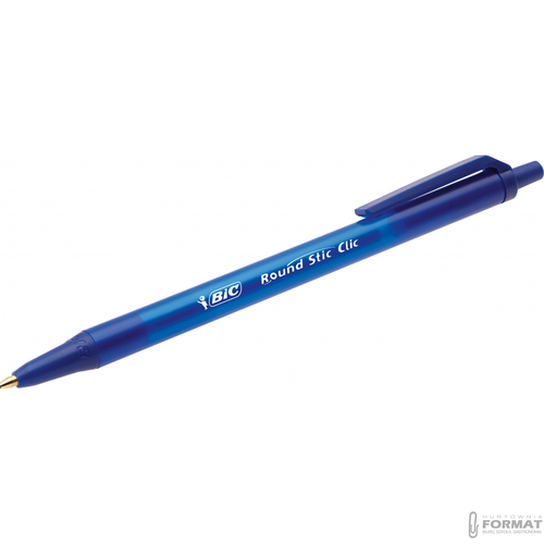 DŁUGOPIS BIC ROUND STIC CLIP NIEBIESKI 5