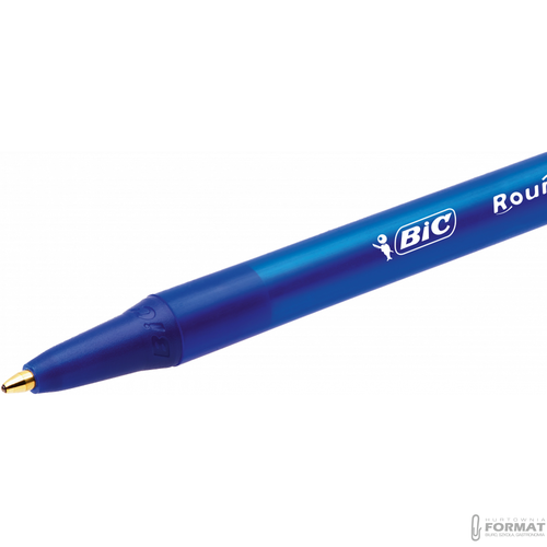 DŁUGOPIS BIC ROUND STIC CLIP NIEBIESKI 6