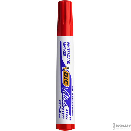MARKER BIC SUCHO. VELLEDA CZERWONA KOŃ. OKRĄGŁA 2