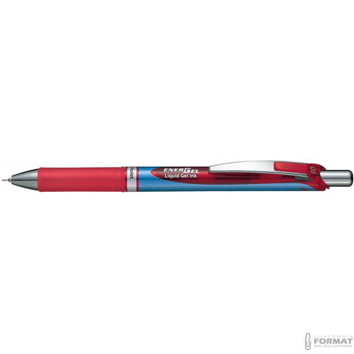 Cienkopis kulkowy 0.5 mm Pentel BLN75-B - czerwony 2