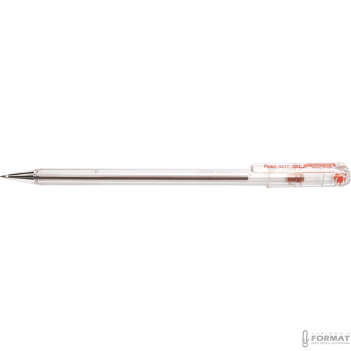 DŁUGOPIS BK-77 PENTEL CZERWONY 2