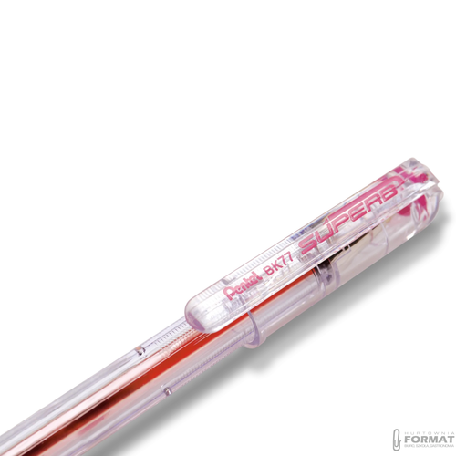 DŁUGOPIS BK-77 PENTEL CZERWONY 5
