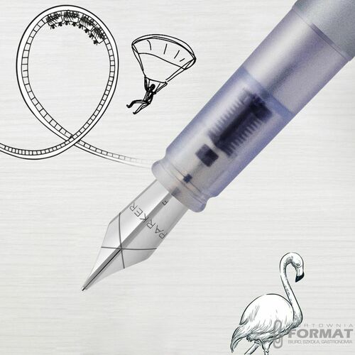 Ekskluzywne pióro tłoczkowe Parker VECTOR XL M silver (2159745) 4