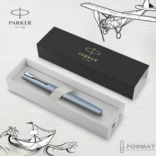 Ekskluzywne pióro tłoczkowe Parker VECTOR XL M silver (2159745) 6