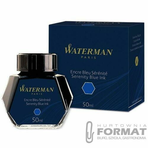 Atrament Waterman niebieski 4