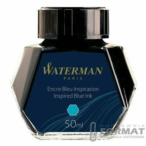 Atrament Waterman niebieski 3