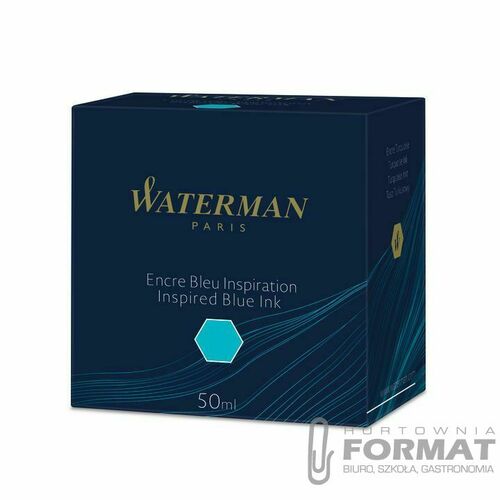 Atrament Waterman niebieski 4