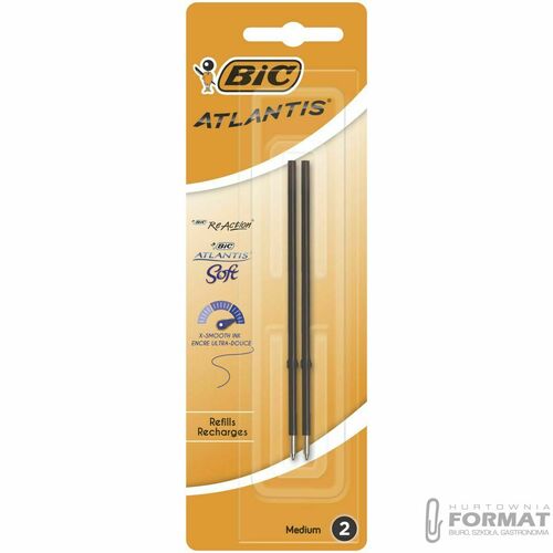 WKŁAD DO DŁUGOPISU BIC ATLANTIS CZARNY A2 3
