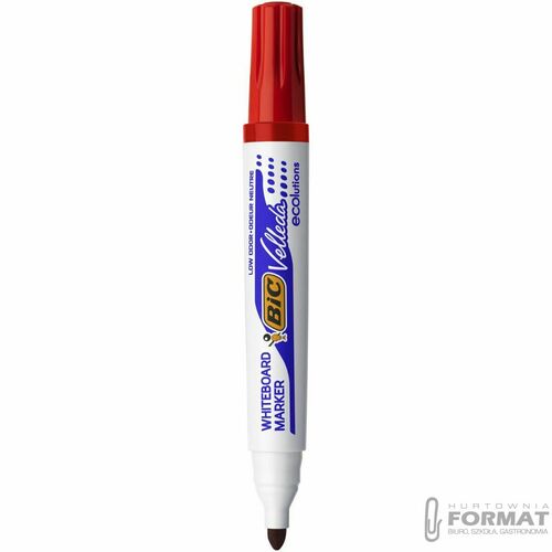 MARKER BIC SUCHO. VELLEDA CZERWONA KOŃ. OKRĄGŁA 4
