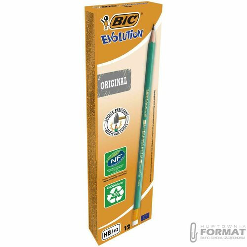OŁÓWEK BIC CONTE Z GUMKĄ 6