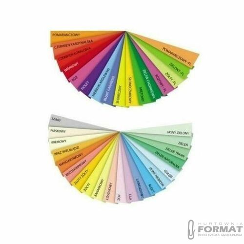 Papier kolorowy Trophee A4 czerwony kardynalski 160g (xca41004) 2
