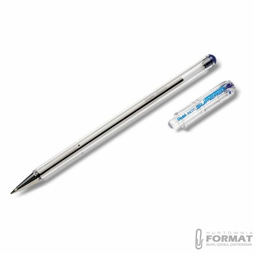 DŁUGOPIS PENTEL SUPERB BK77 0.7mm KOLOR NIEBIESKI ZE SKUWKĄ 3