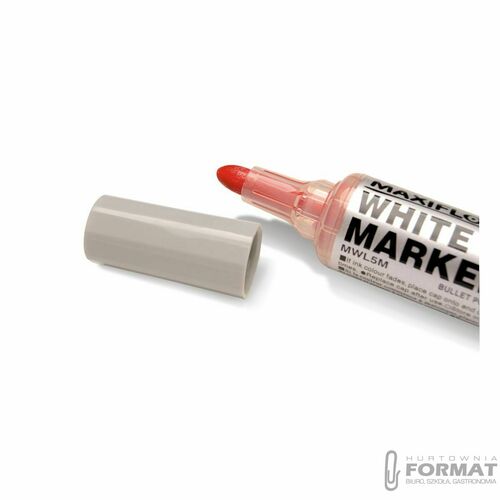 MARKER SUCHOŚCIERALNY PENTEL MAXIFLO CZERW  MWL5M 3