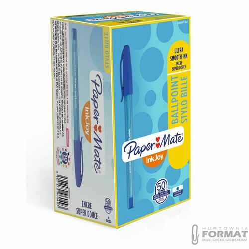 DŁUGOPIS PAPERMATE INKJOY 100 NIEBIESKI M 5