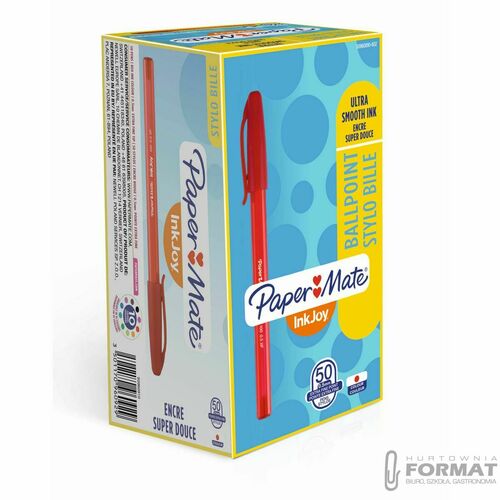 DŁUGOPIS PAPERMATE INKJOY 100 CZERWONY M 5