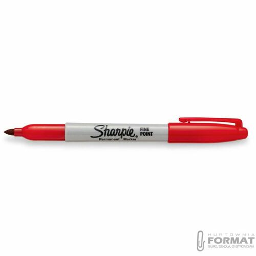 MARKER PERMANENTNY SHARPIE FINE CZERWONY 2