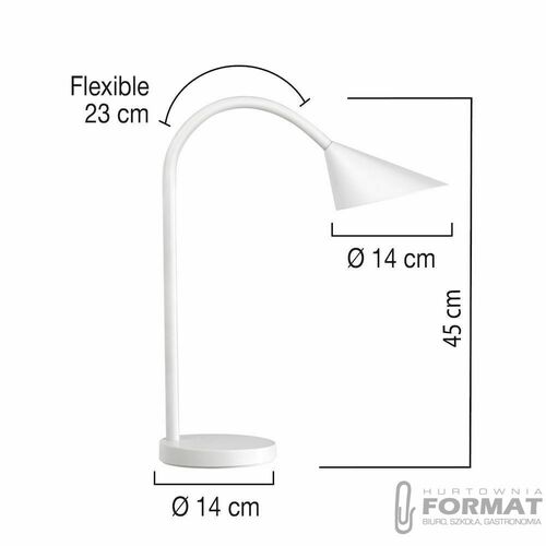Lampka biurowa Unilux Sol Led Biała (400077404) 2
