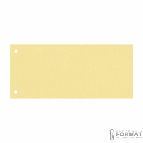 Przekładka czysta Oxford 1/3 A4 żółta 180g 100k (100205026) 4