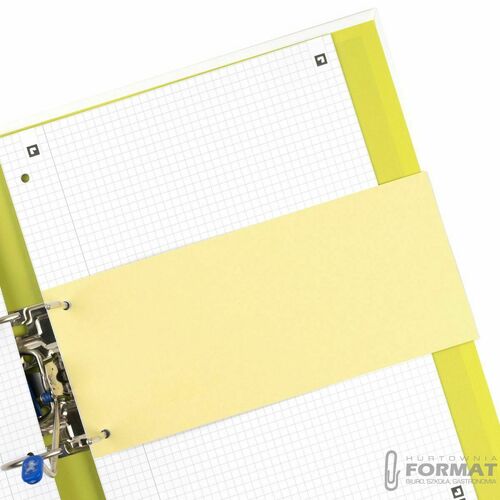 Przekładka czysta Oxford 1/3 A4 żółta 180g 100k (100205026) 9