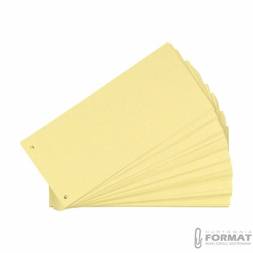 Przekładka czysta Oxford 1/3 A4 żółta 180g 100k (100205026) 10