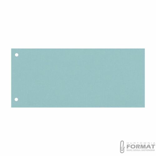 Przekładka czysta Oxford 1/3 A4 niebieska 180g 100k (100205025) 4