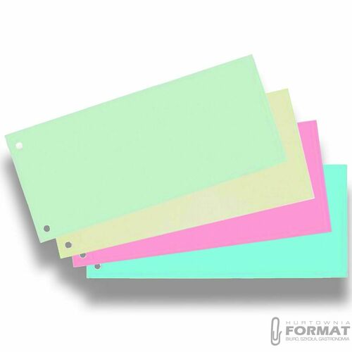 Przekładka czysta Oxford 1/3 A4 niebieska 180g 100k (100205025) 7