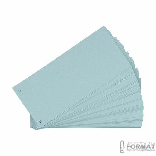 Przekładka czysta Oxford 1/3 A4 niebieska 180g 100k (100205025) 10