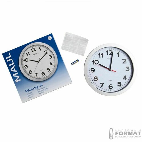 Zegar ścienny Maul MAULstep  SREBRNY (90531/95 ML) 4