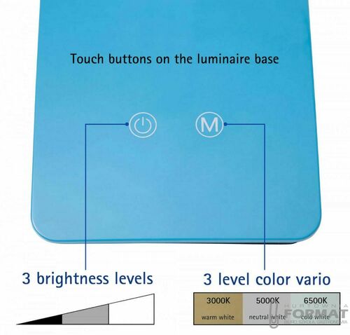 Lampka biurowa Maul LED MAULpearly NIEBIESKA (82017/32 ML) 3