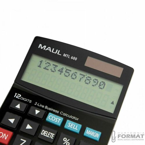 Kalkulator na biurko Maul czarny (72690/90/ Ml) 3