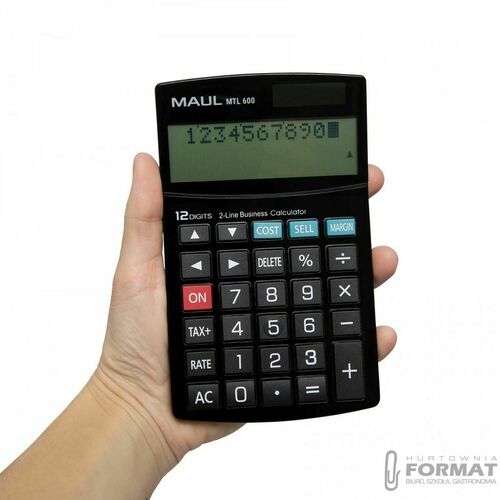 Kalkulator na biurko Maul czarny (72690/90/ Ml) 4