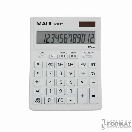Kalkulator na biurko Maul BIAŁY (72670/02 ML) 2