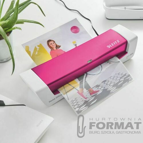 Laminator Leitz iLam Home Office A4 różowy (73680023) 2