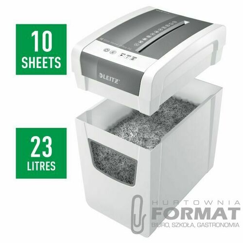 Niszczarka Leitz Home Office Slim P4 szara (80010000) 5