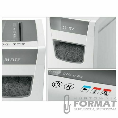 Niszczarka Leitz Home Office Slim P4 szara (80010000) 7