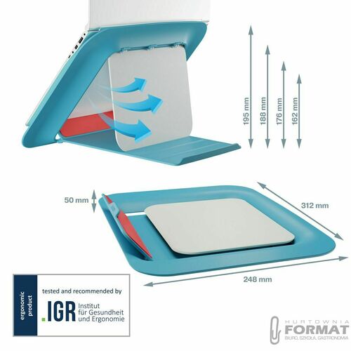 Podstawka Leitz ergo cosy niebieska (64260061) 5