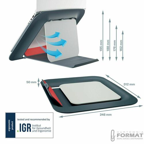 Podstawka Leitz ergo cosy szara (64260089) 5