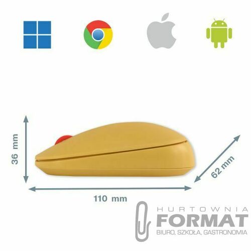 Mysz Leitz Cosy żółty (65310019) 10