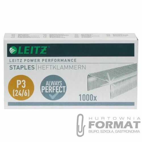 STALOWE ZSZYWKI BIUROWE P3 DO ZSZYWACZA 24 x 6 mm LEITZ 1000 szt. 5