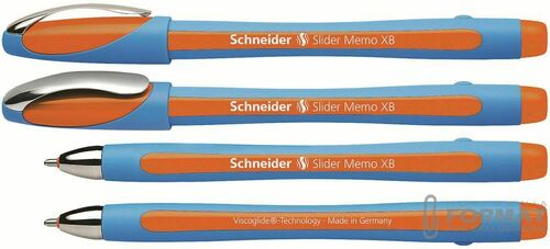 Długopis SCHNEIDER Slider Memo XB POMARAŃCZOWY 2