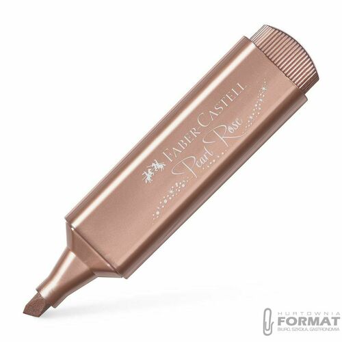 Zakreślacz Faber-Castell metaliczny Różowy 4